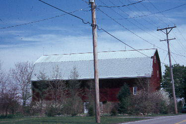 Gambrel roof barn