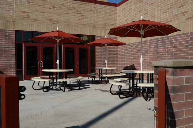 Patio at the Webster Recreation Center